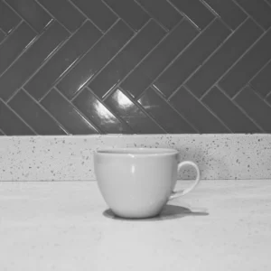 Prima – Non Stacking Tea Cup | White